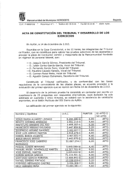EJERCICIOS - Ayuntamiento de Ayllón
