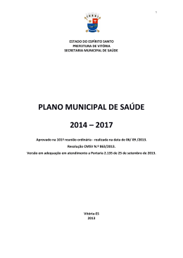 plano municipal de saúde 2014 a 2017