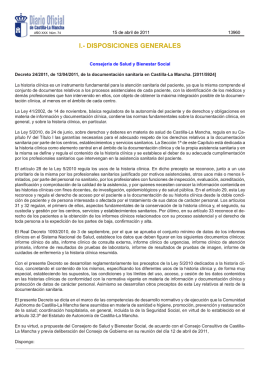 Decreto 24/2011. - Servicio de Salud de Castilla