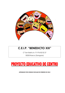 Peducativo BXIII - Colegio Público Benedicto XIII (Illueca)