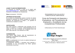 folleto curso peac - CPIFP Bajo Aragón