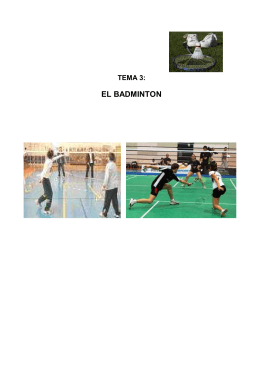 el badminton - Colexio Abrente