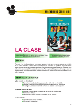La Clase (2008) - Aprendiendo con el cine europeo