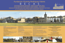 Cartel - Fundación Vicente Rodríguez Fabrés