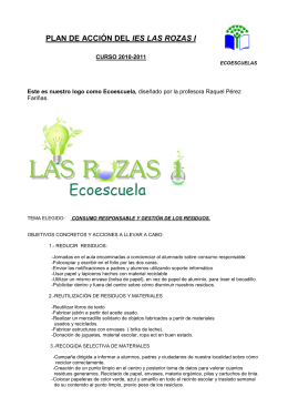Plan de Acción del IES Las Rozas I (Curso 2010
