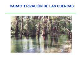 CARACTERIZACIÓN DE LAS CUENCAS