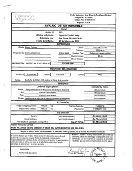 avaluo-2008-10-01 - Bienvenidos al sitio de Venta de Bienes