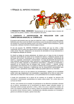 1 TÍTULO: EL IMPERIO ROMANO