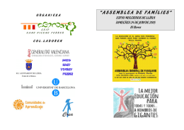 assemblea de famílies