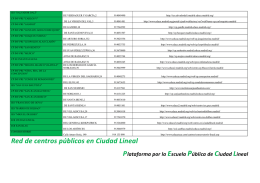 red de centros públicos de ciudad lienal