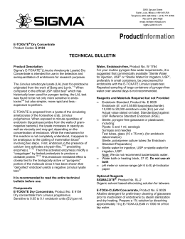 E-TOXATE® reagents Single test vial (E9154)