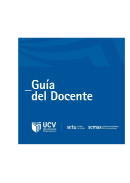 Guía del Docente - Universidad César Vallejo