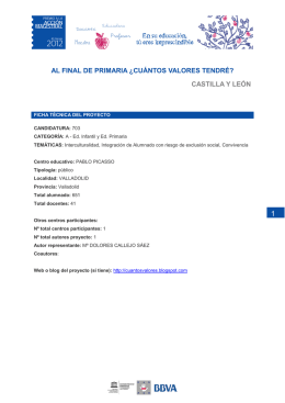 proyecto escuela espacio de paz "en búsqueda