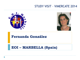 Fernanda González EOI – MARBELLA (Spain)