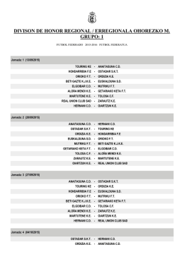 Federación Guipuzcoana de Futbol | Gipuzkoako Futbol