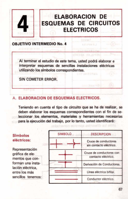 ELABORACION DE ESQUEMAS DE CIRCUITOS ELECTRICOS