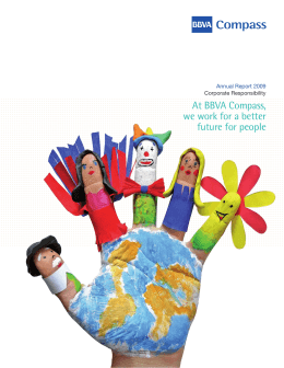 2009 BBVA Compass Corporate Responsibility Annual Report