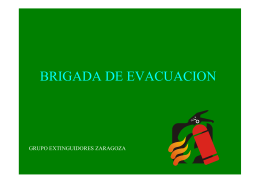 brigada de evacuacion
