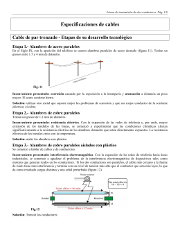 Especificaciones técnicas cables UTP y coaxial