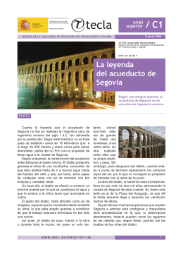 La leyenda del acueducto de Segovia