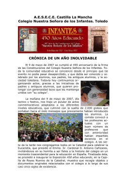 A.E.S.E.C.E. Castilla La Mancha Colegio Nuestra Señora de los