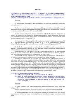 a) Para el equilibrio 2 NO (g)