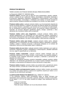 productos medicos - Facultad de Ciencias Naturales