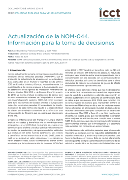 Actualización de la NOM-044. Información para la toma