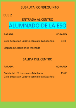 ALUMNADO DE LA ESO - IES Hermanos Machado