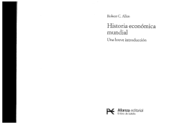 istoria económica - Departamento de Estructura e Historia
