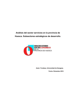 Analisis Sector Servicios