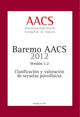 Baremo AACS 2012