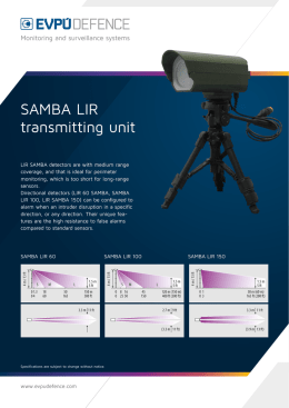 SAMBA LIR transmitting unit