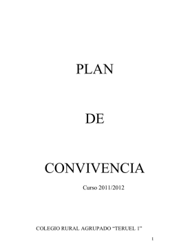 Plan de Convivencia CRA Teruel 1