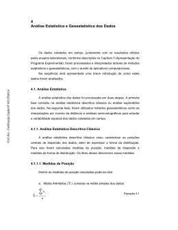 4 Análise Estatística e Geoestatistica dos Dados - Maxwell - PUC-Rio
