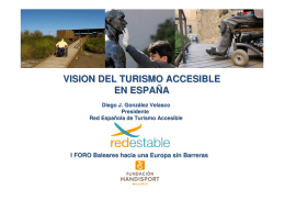 vision del turismo accesible en españa