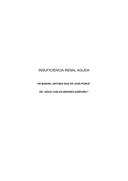 insuficiencia renal aguda - Academia Mexicana de Cirugía, AC