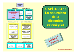 CAPÍTULO 1 - Direccion Estrategica de la Empresa
