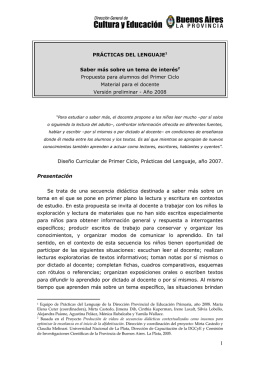 Secuencia Estudio CN 1ºCiclo
