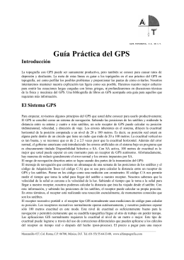 Guía Práctica del GPS - Alfa Topografia, Equipo Topografico en