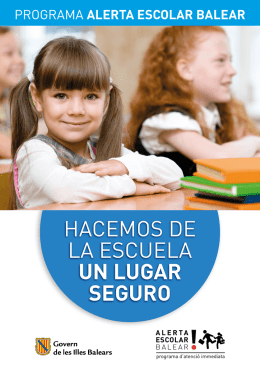 PROGRAMA ALERTA ESCOLAR BALEAR