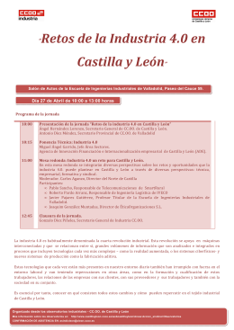 “Retos de la Industria 4.0 en Castilla y León”