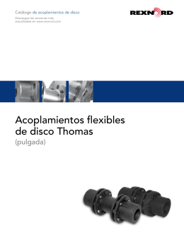 Acoplamientos flexibles de disco Thomas