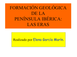 Presentación sobre la formación geológica de la Península Ibérica