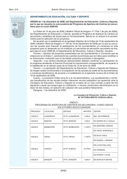 Núm. 214 Boletín Oficial de Aragón 19/12/2008 26482