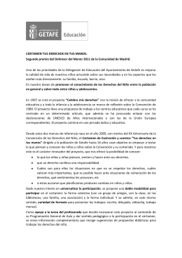 VII Certamen Tus Derechos en tus Manos