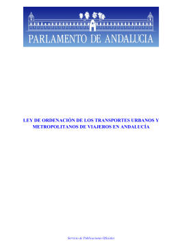 Ley de Ordenación de los Transportes Urbanos