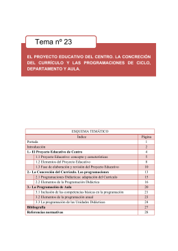 Tema nº 23 - Edudactica