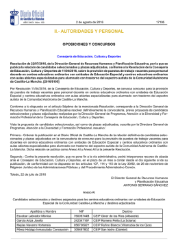 R. Unidades EE y Aulas E.Autista