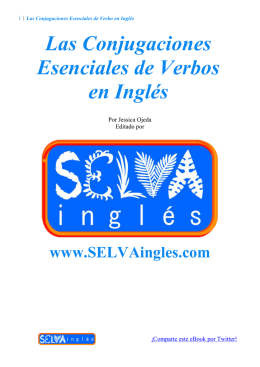 Las Conjugaciones Esenciales de Verbos en Inglés